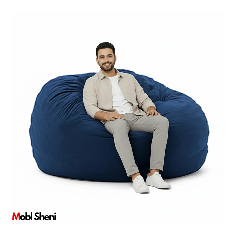 مبل شنی راحتی بزرگ مخمل