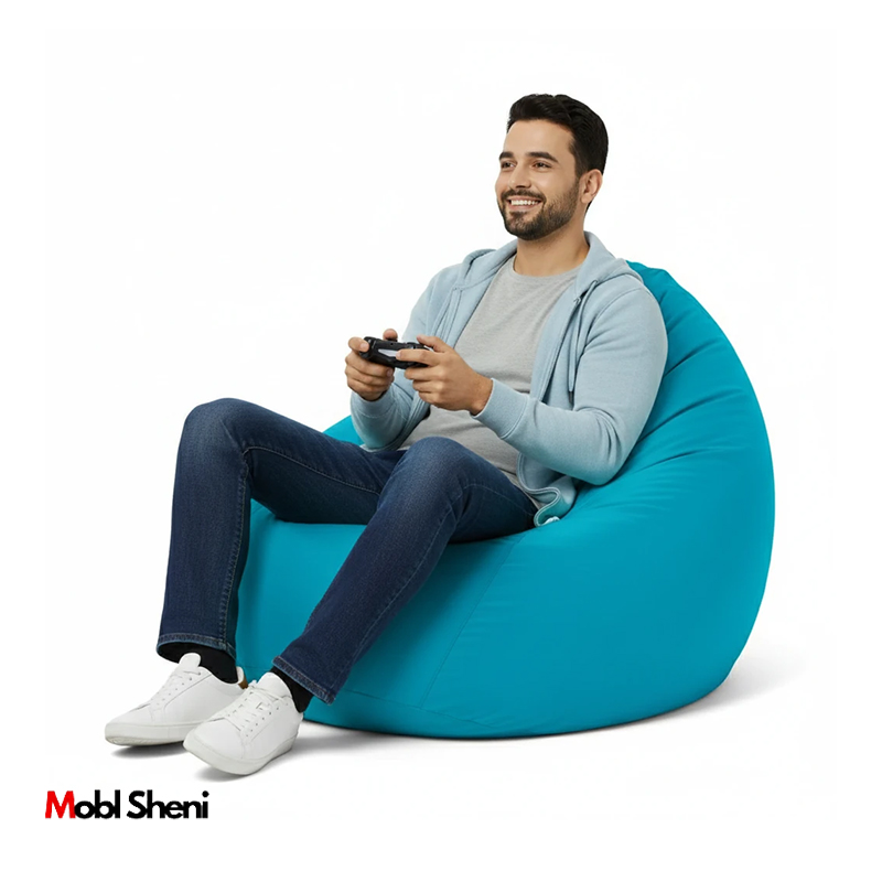 مبل شنی راحتی با رویه مخمل