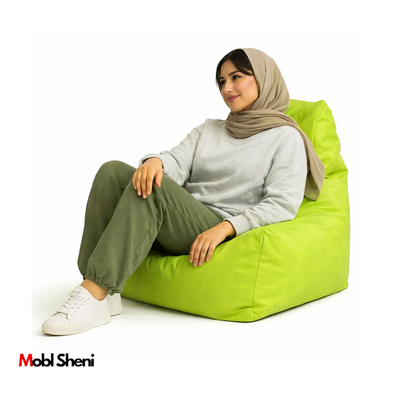 مبل شنی پشتی دار