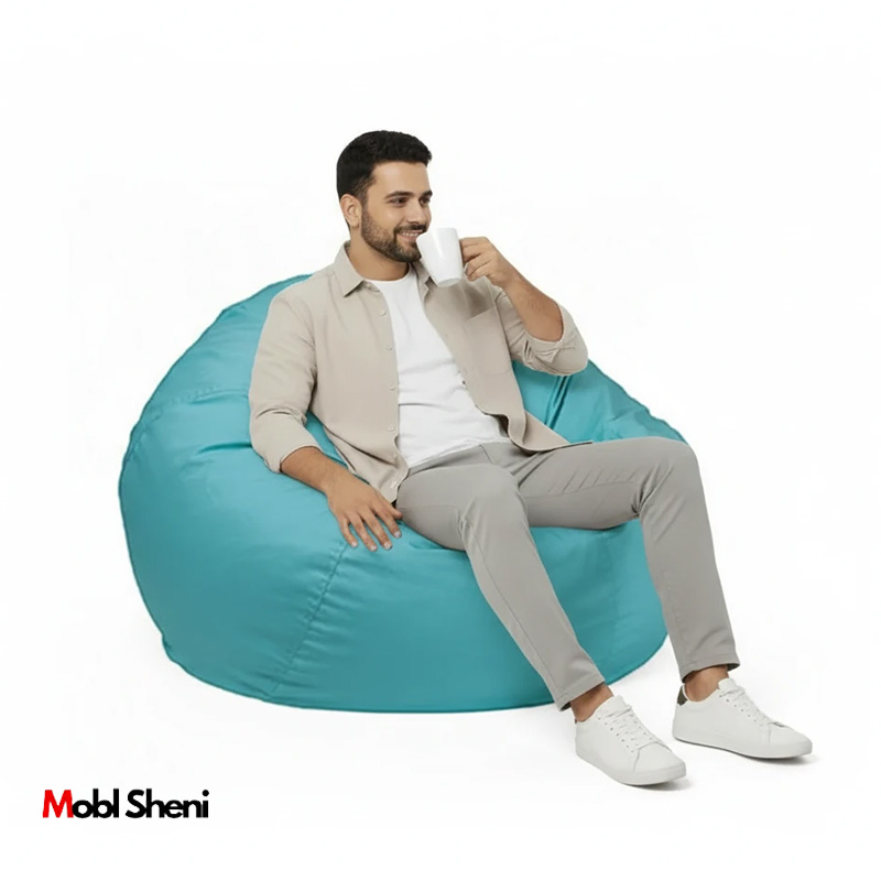 مبل شنی بزرگ یک نفره