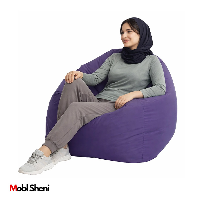 مبل شنی راحتی با رویه چرم