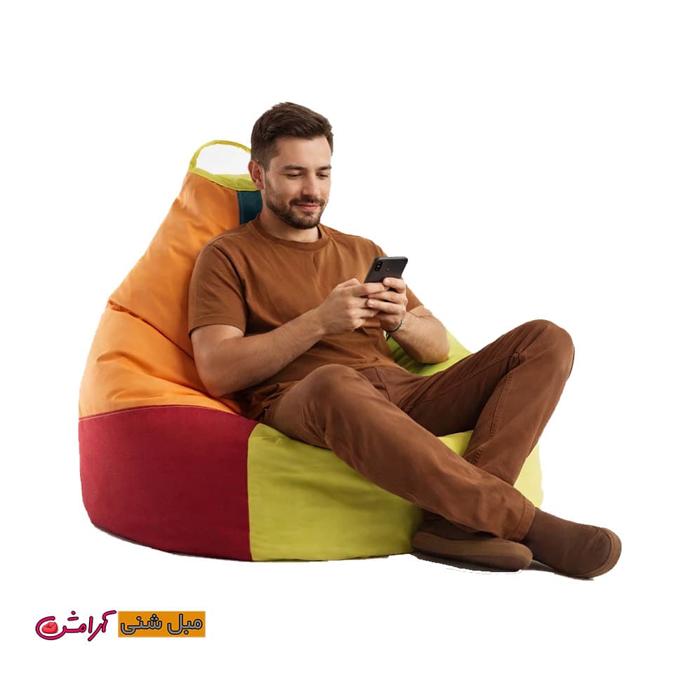 مبل شنی رنگی بزرگسال