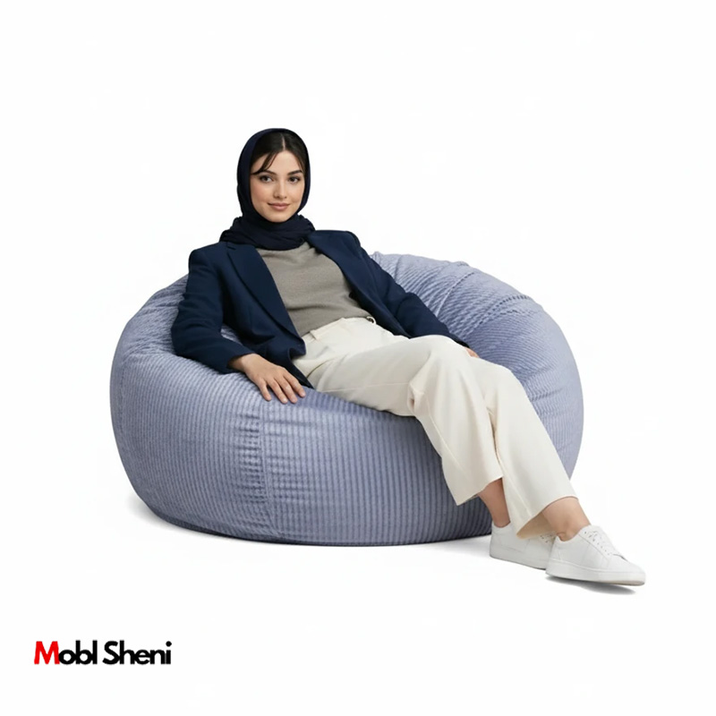 مبل شنی اورجینال با رویه مخمل