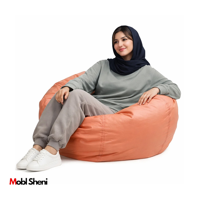 مبل شنی راحتی تک نفره گرد