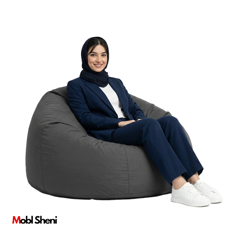 مبل شنی مخمل طوسی