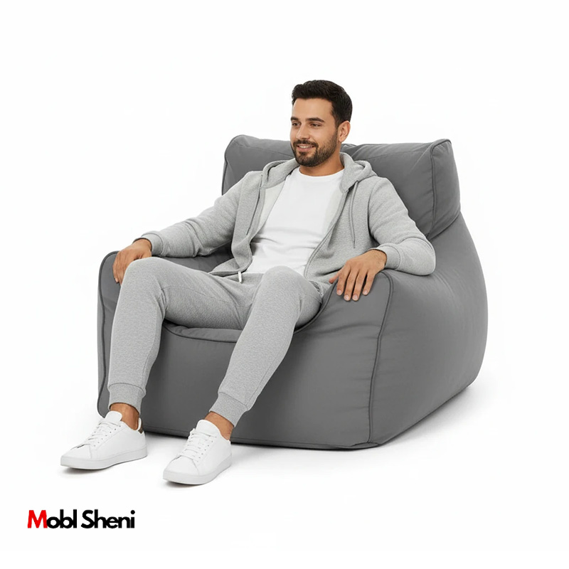 مبل شنی کاناپه ای با رویه پارچه