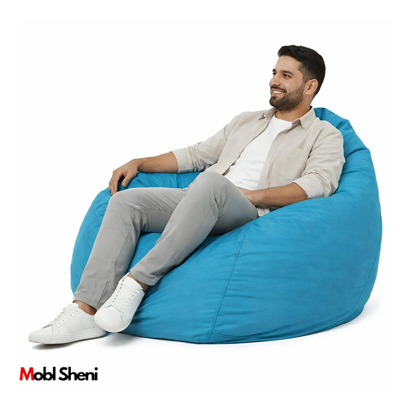 مبل شنی یک نفره بزرگ راحتی