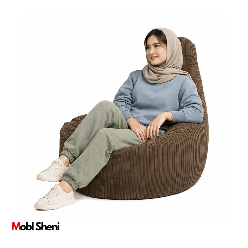 ​مبل شنی اصل مخمل با پشتی