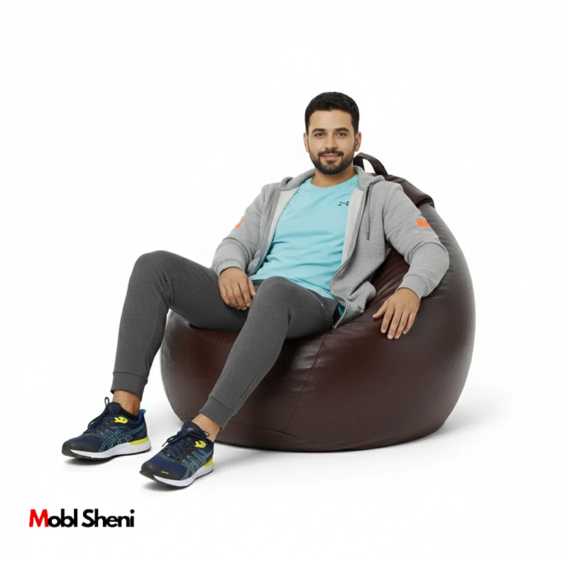 مبل شنی بزرگسال چرمی